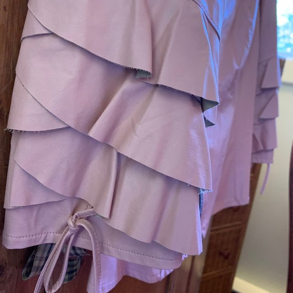 Coat, San Francisco, Pink. Size Medium, False Leather. - Picture 3 of 9